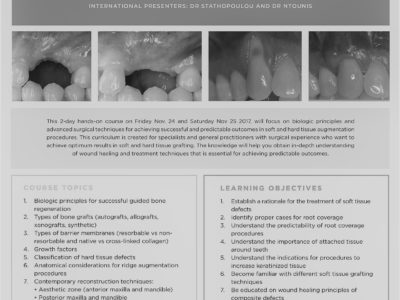 AICE Soft and Hard Tissue Grafting Course