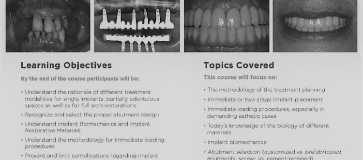AICE Implant Restorations CPD Dentistry Course