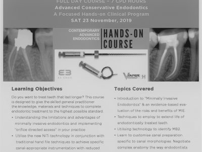 Advanced Conservative Endodontics Flyer