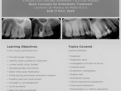 endodontics course finished
