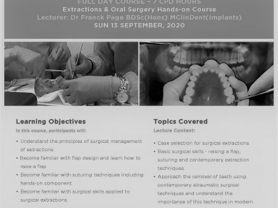 Extractions Oral Surgery Course