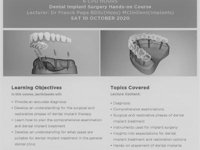 dental implant surgery course