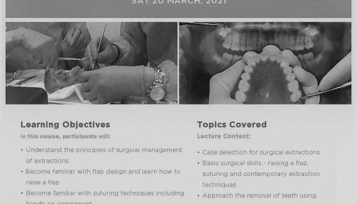 extractions and oral surgery course