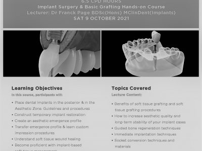 implant bone grafting course